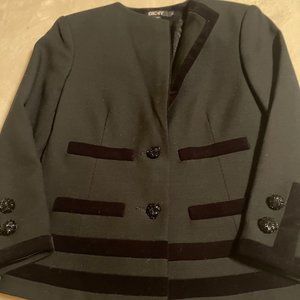DKNY Black Suit Jacket NWTS Size 6